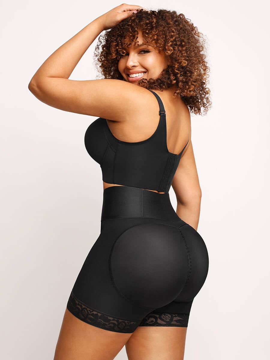 Butt Lifter Tummy Control Mid Thigh Shaper Shorts - FirmaLift