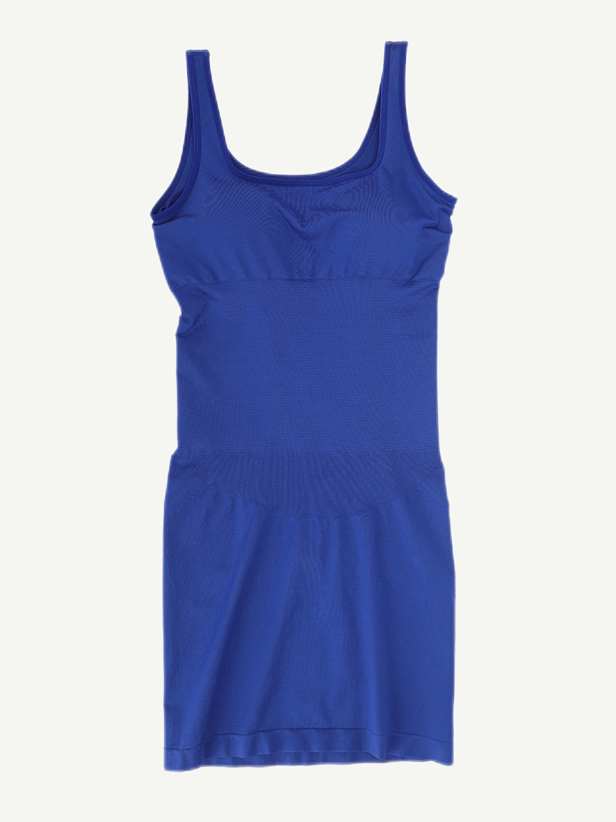 Eco-friendly Seamless Square-neck Shaping Dress with Tummy Control - FirmaActive