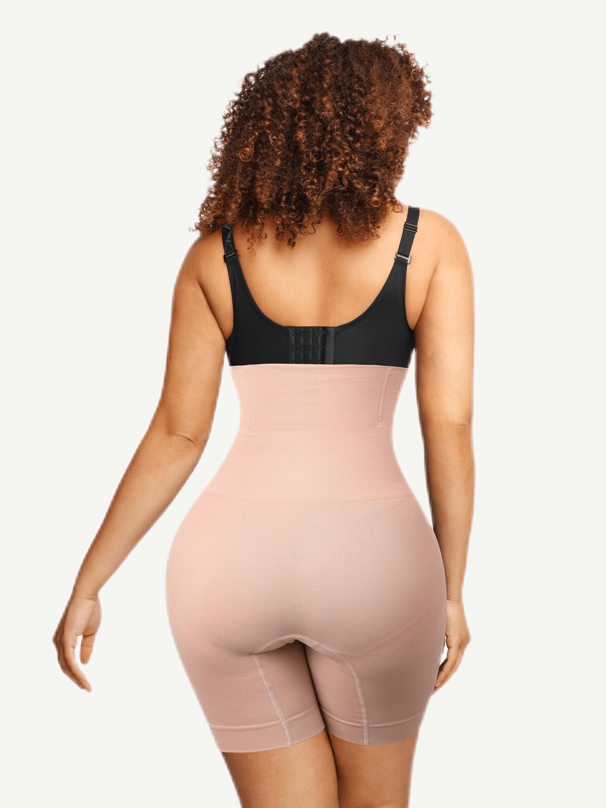 Seamless Double-Layer Tummy Panel Shapewear Shorts with Butt Lift - FirmaHold