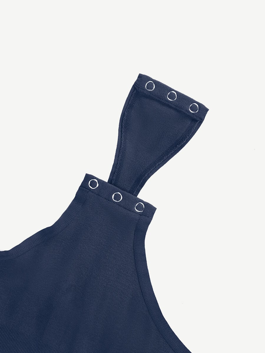 Seamless Long Sleeve Thong Bodysuit with Light Support - FirmaActive