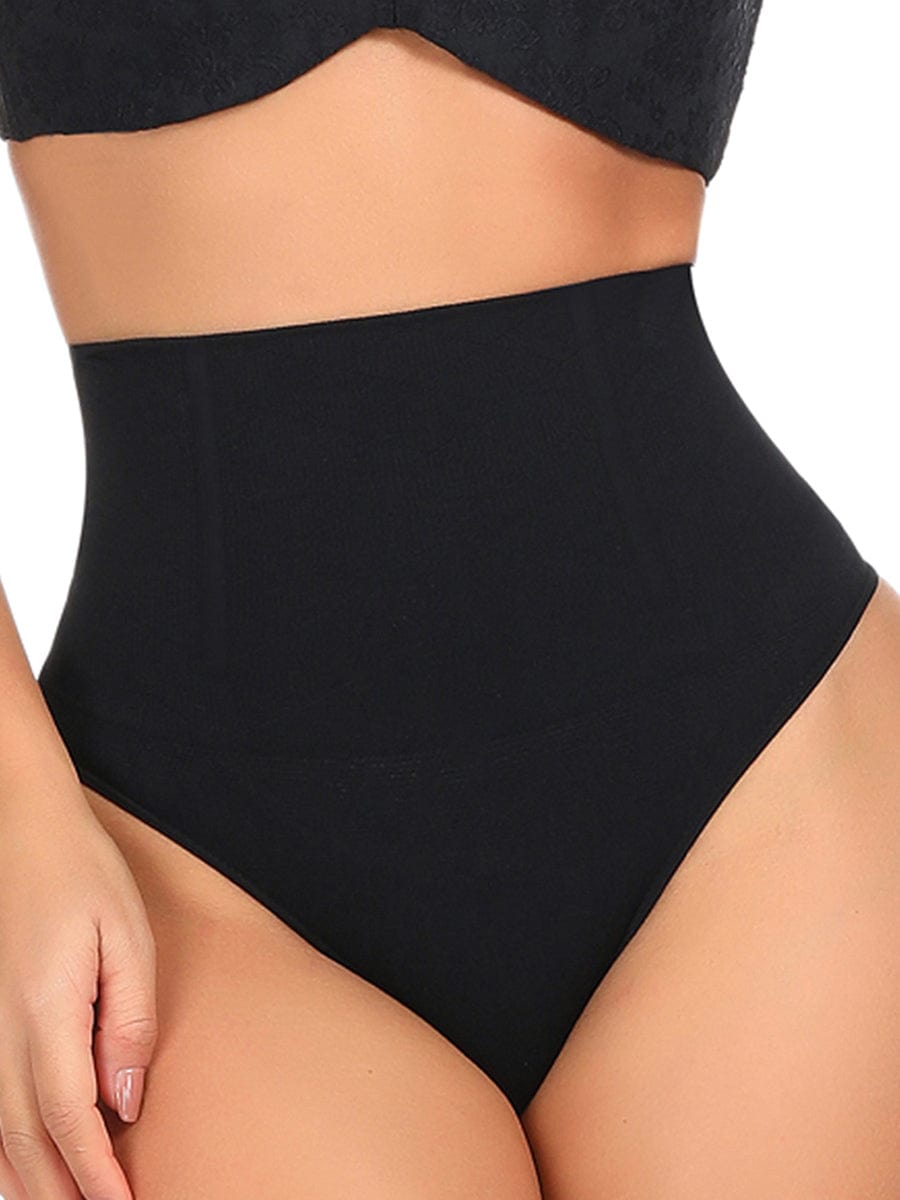 Seamless Instant Smooth Tummy Control Thong with 4 Steel Bones FirmaSculpt