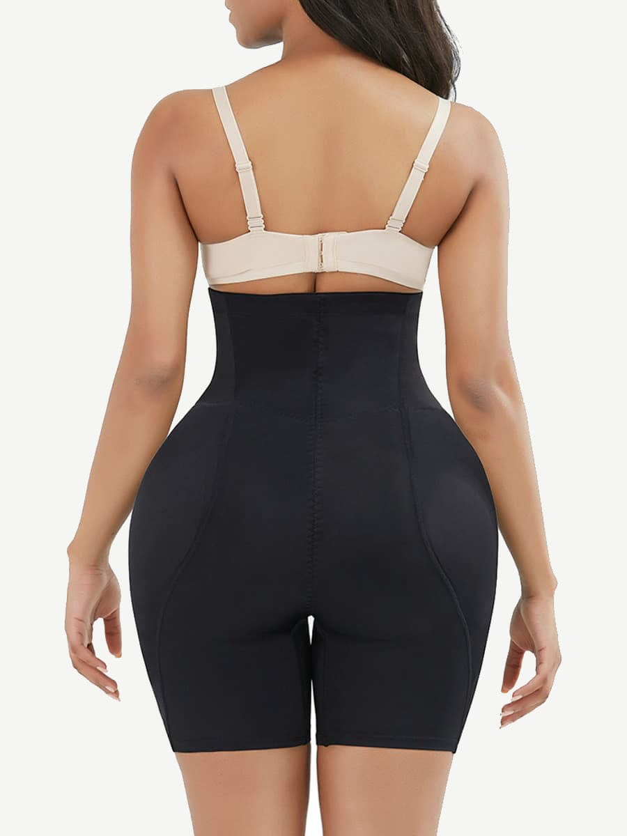 High-Waist Tummy Control Butt Lifter with Removable Hip Pads - FirmaSculpt