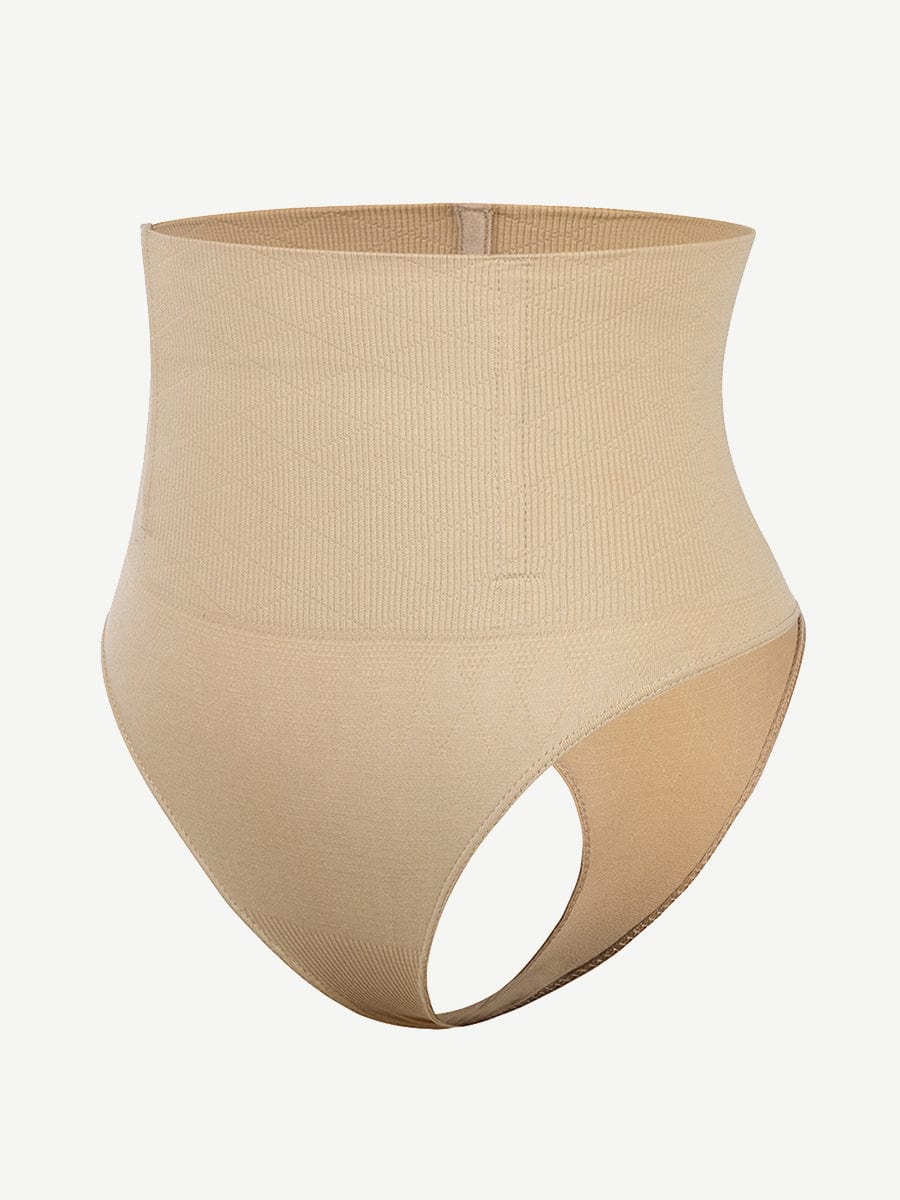 Seamless Instant Smooth Tummy Control Thong with 4 Steel Bones FirmaSculpt