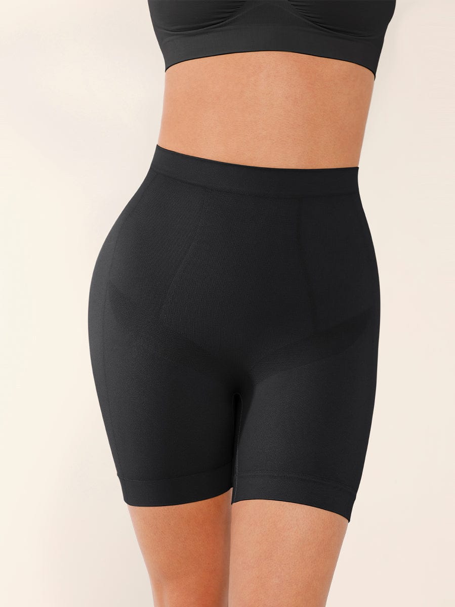Seamless Slimming Mid-Waist Tummy Control Boyshorts - FirmaLift