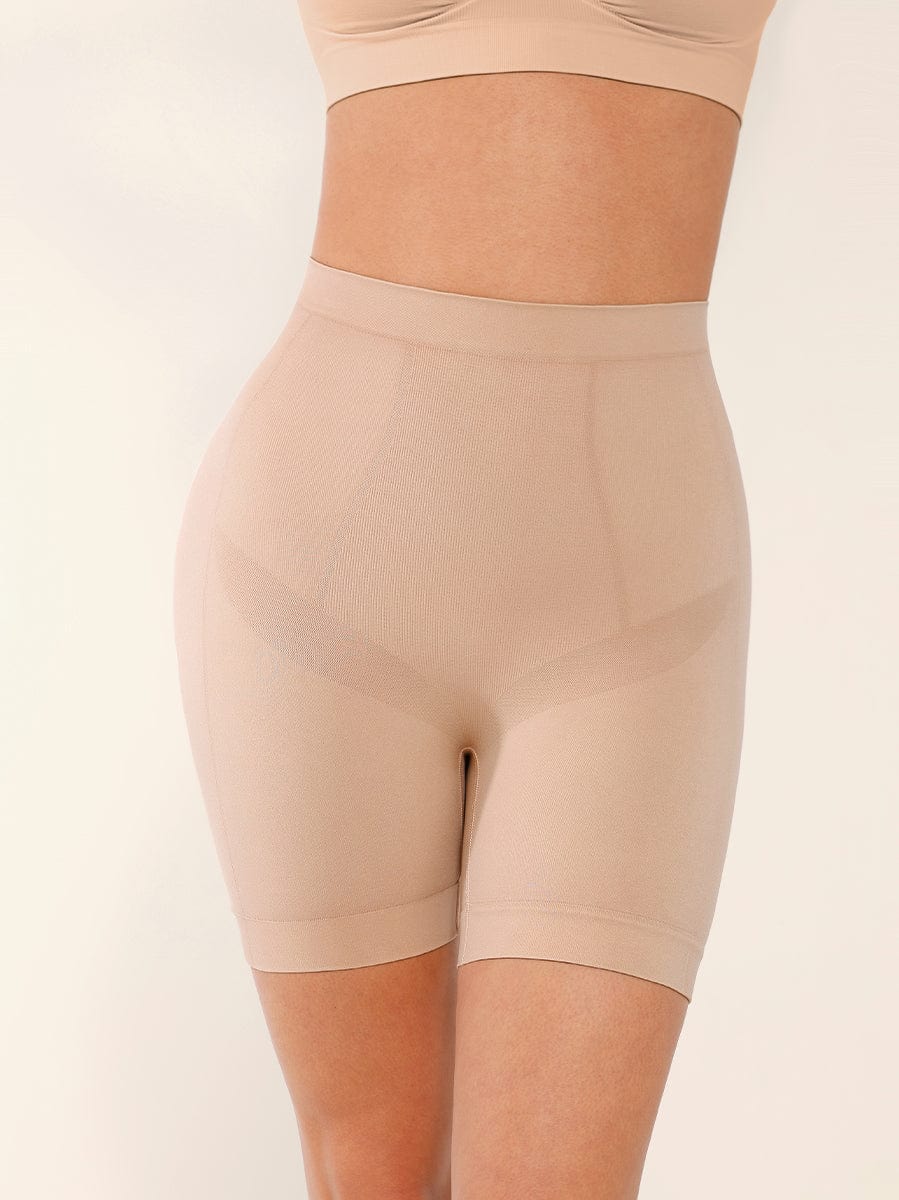 Seamless Slimming Mid-Waist Tummy Control Boyshorts - FirmaLift