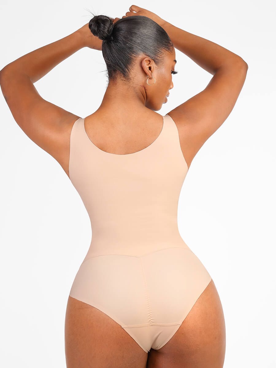 Air Slim V Neck Fit 3 in 1 Bodysuit Shapewear - FirmaActive