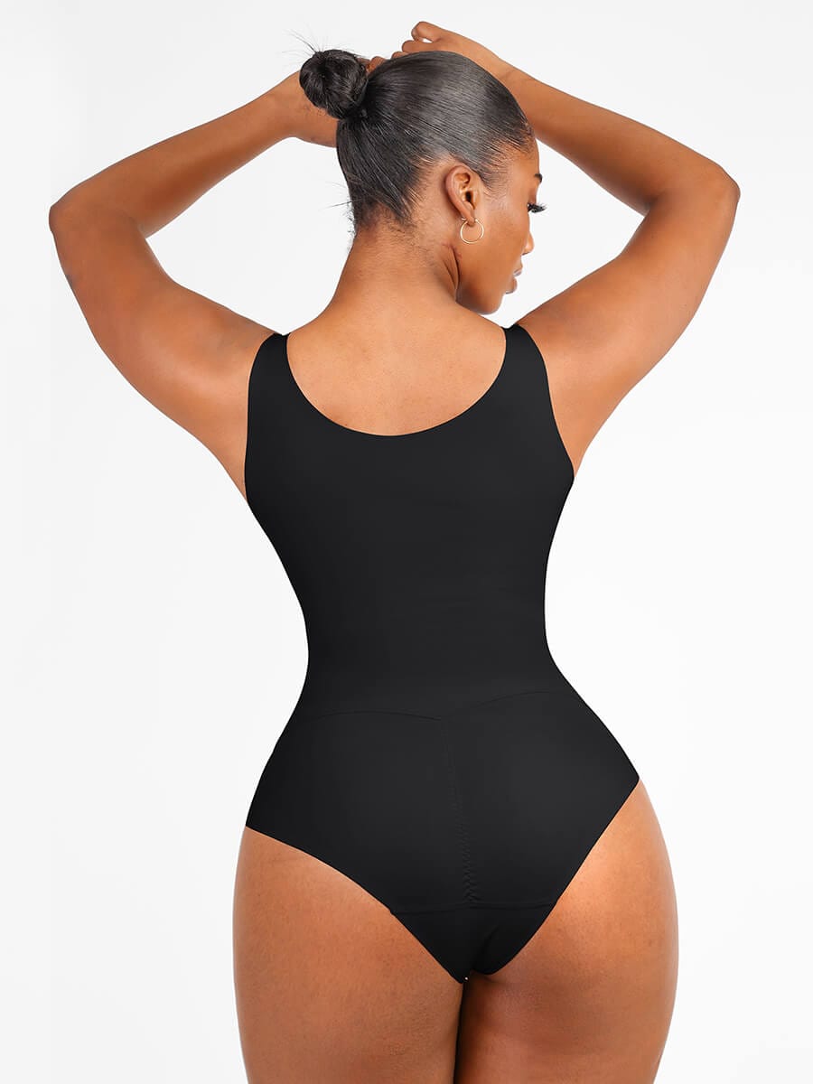 Air Slim V Neck Fit 3 in 1 Bodysuit Shapewear - FirmaActive