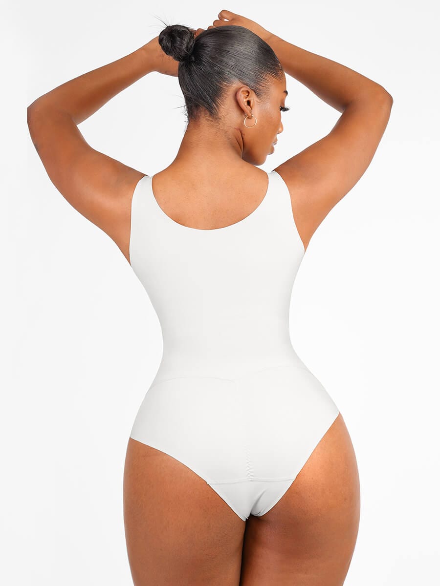 Air Slim V Neck Fit 3 in 1 Bodysuit Shapewear - FirmaActive