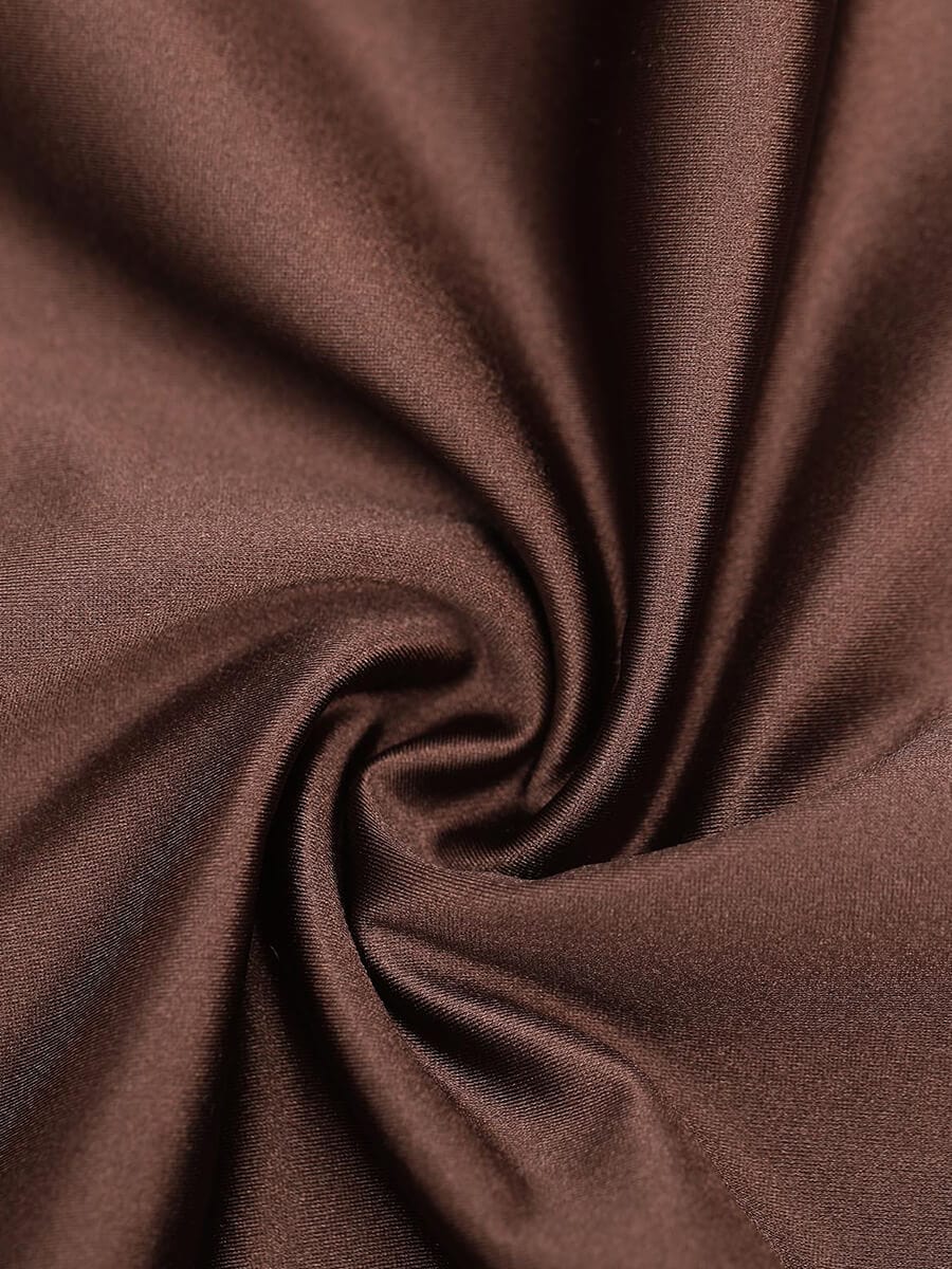 Shaping Satin Built-in Elastic Mesh Fabric Thong Bodysuit - FirmaSculpt