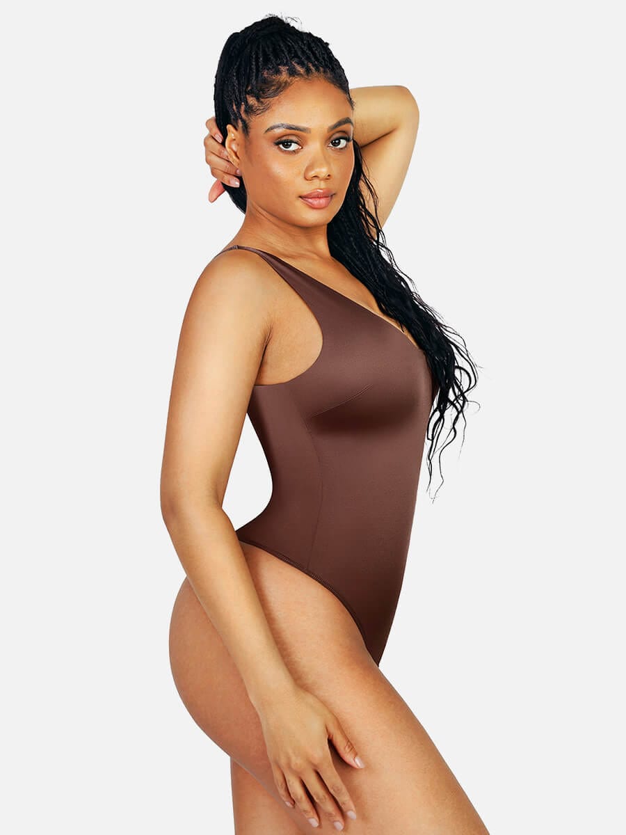 Deep V-neck Waist Abdomen Sculpting Bodysuit - FirmaSculpt