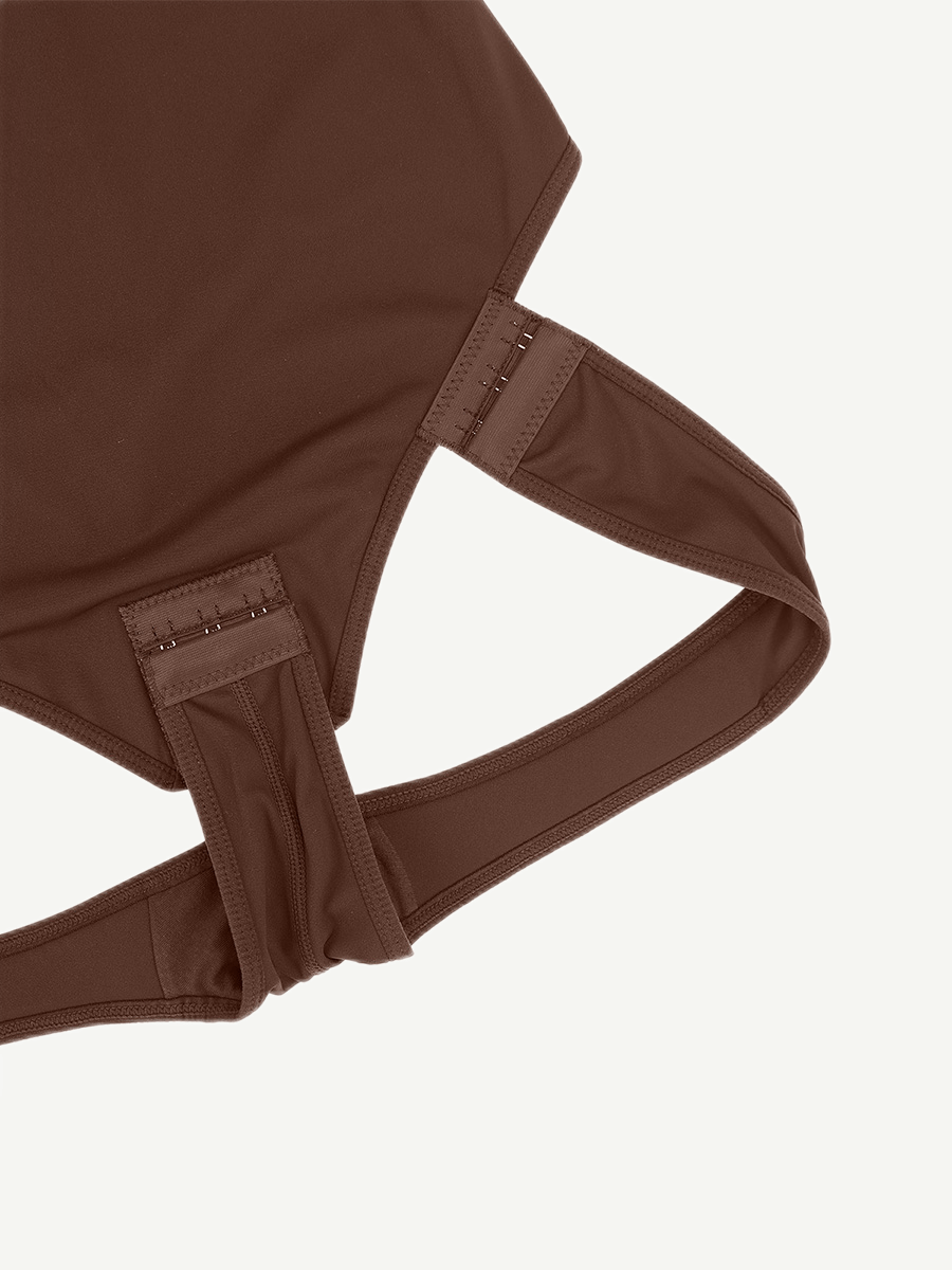 Scoop Neck Thong Butt Lifting Shapewear Bodysuit - FirmaSculpt