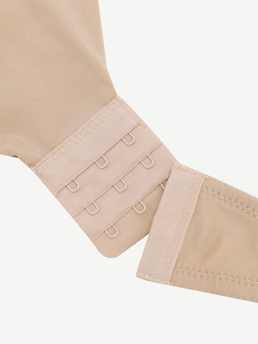 High Waist Tummy Control Shapewear Bodysuit with Nubuck Shoulder Straps - FirmaSculpt