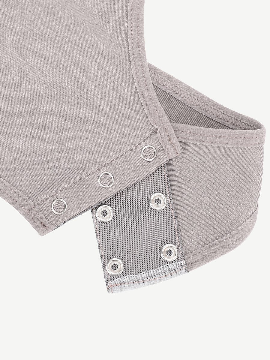 Seamless Eco-friendly Turtle Neck Long Sleeve Thong Bodysuit - FirmaFlex