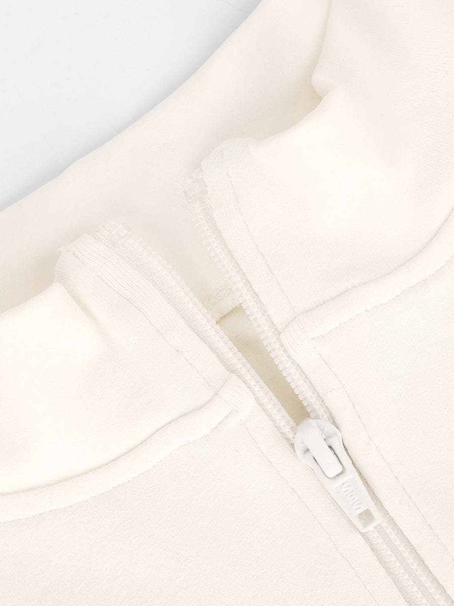 Seamless Long Sleeve Zipper Thong Bodysuit - FirmaFlex