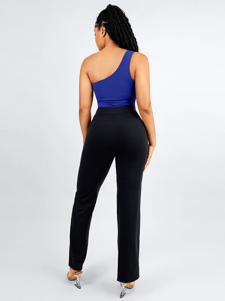Seamless One-Shoulder Waist Tummy Control Bodysuit - FirmaSculpt