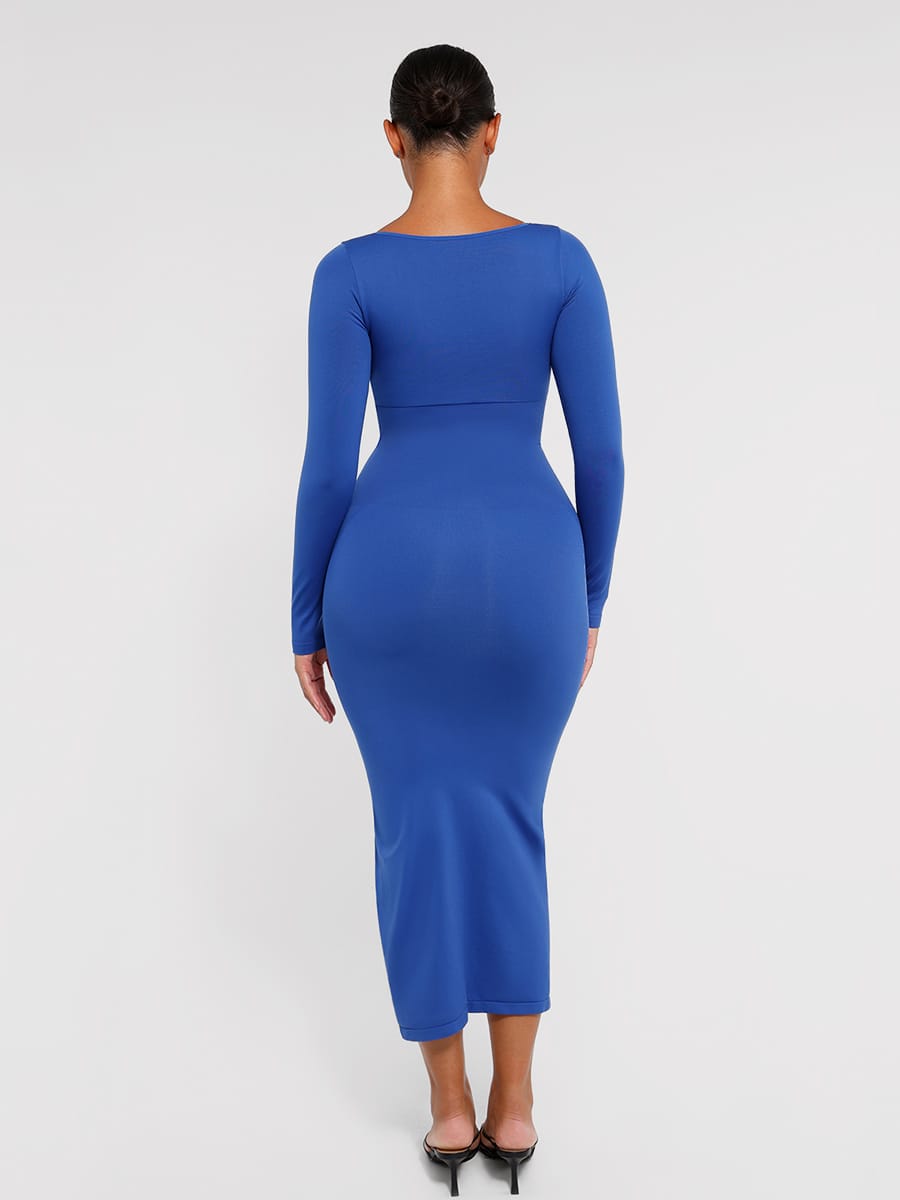 High-Slit Bust Support Shaping Dress - FirmaSculpt