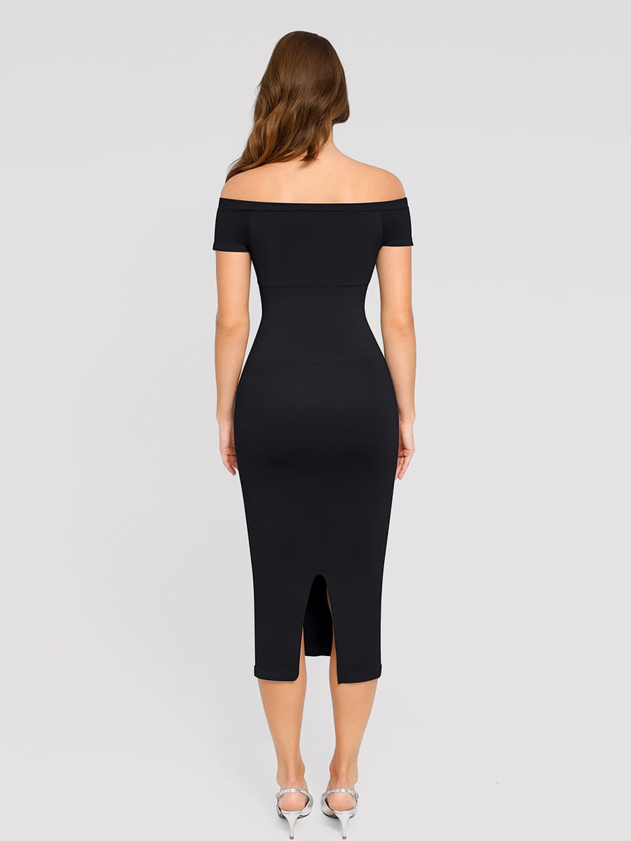 One-Shoulder Seamless Shaping Dress - FirmaSculpt