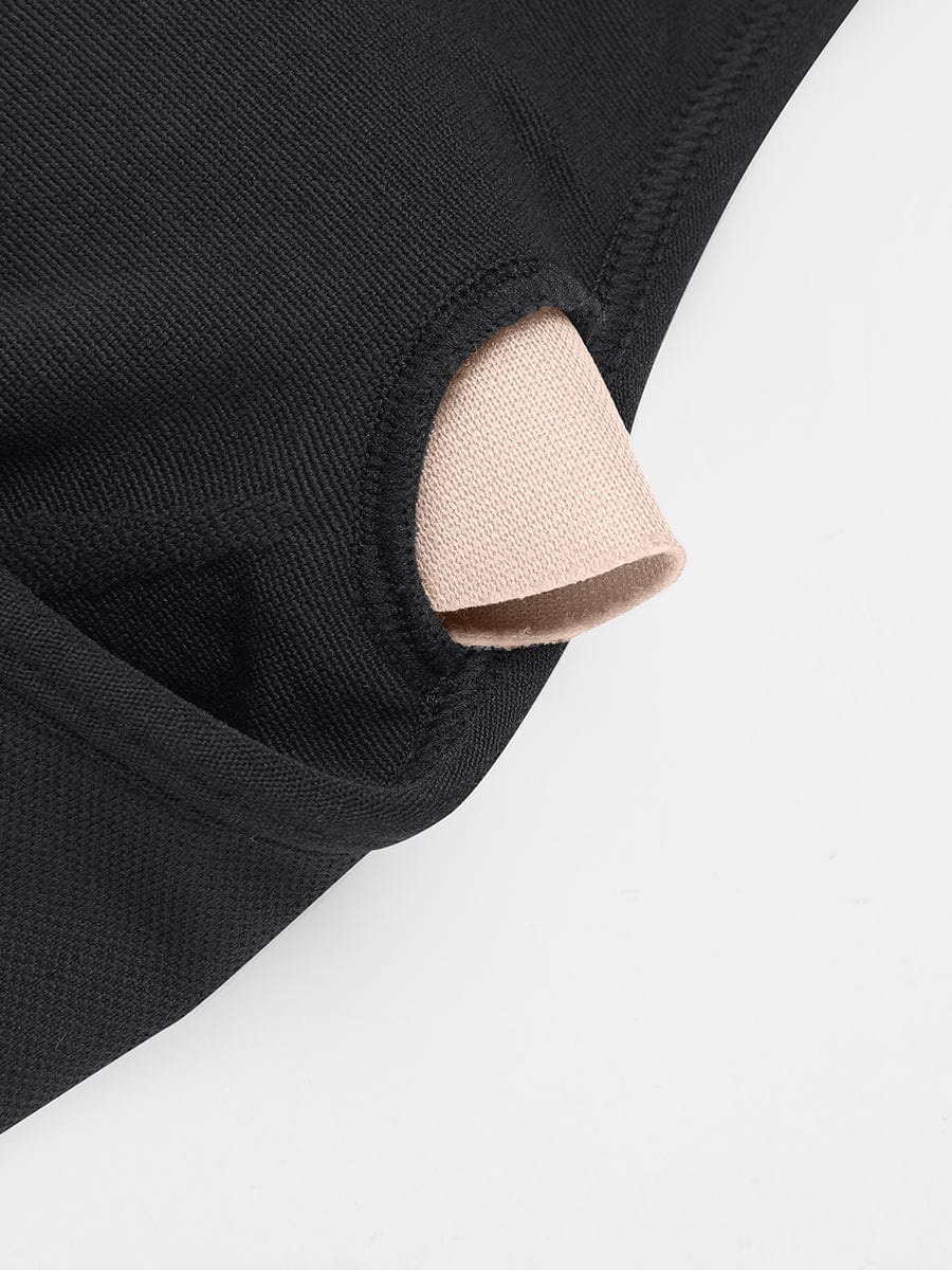 Sloped-Shoulder Flared-Leg Shaping Jumpsuit - FirmaSculpt