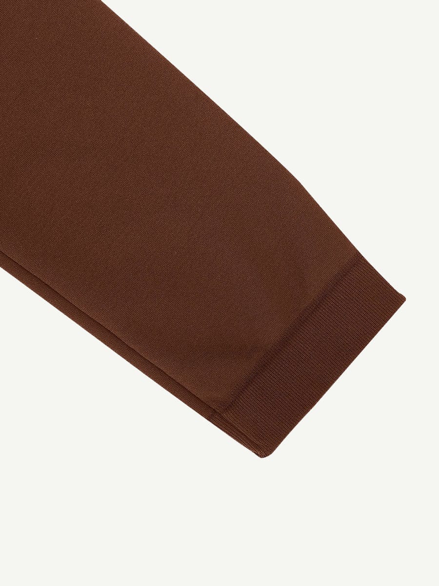 Eco-friendly Seamless Square Neck Long Sleeve Shaper Dress - FirmaSculpt
