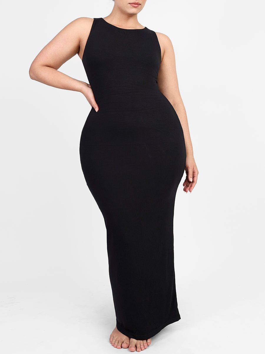 Light Support Shaping Dress with Built-in Bust and Waist Control - FirmaActive