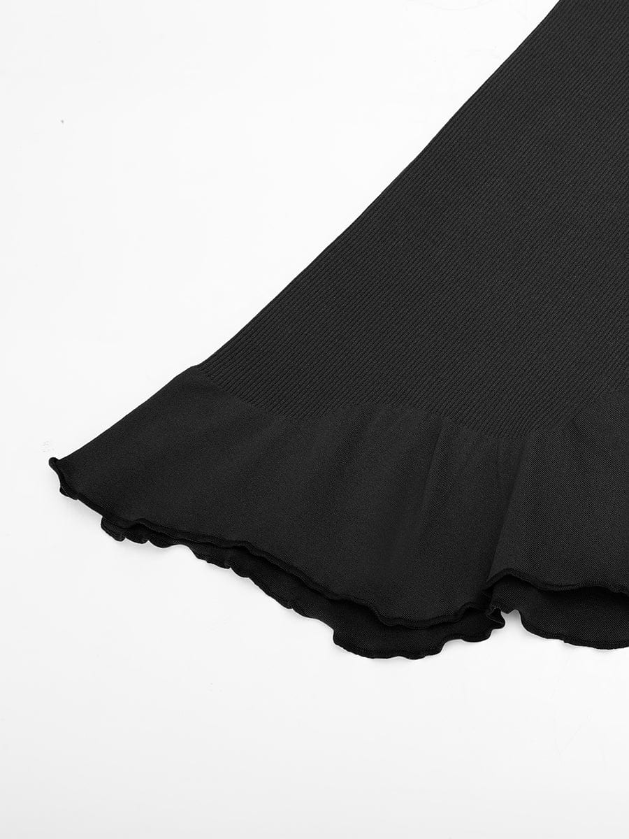 Ruffle-Hem Sleeveless Shaping Dress - FirmaSculpt