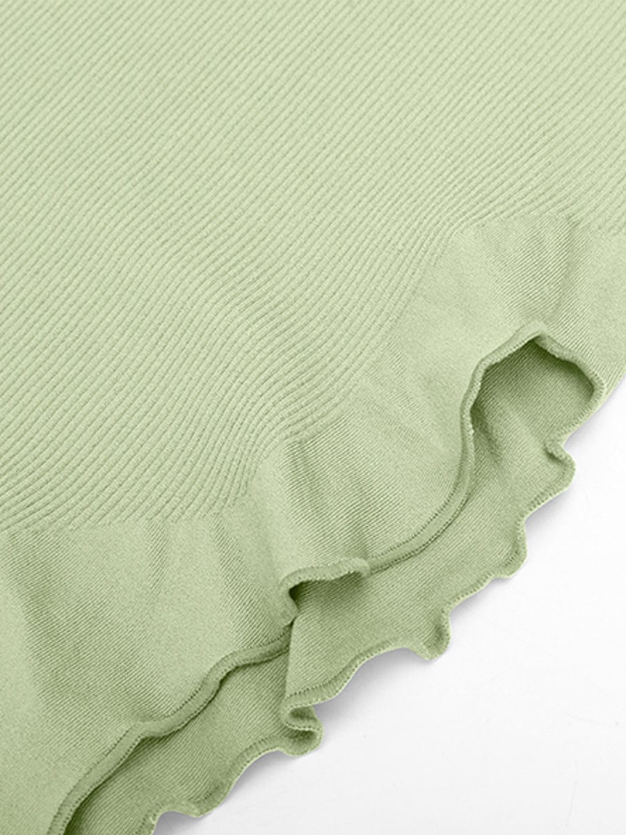Ruffle-Hem Sleeveless Shaping Dress - FirmaSculpt