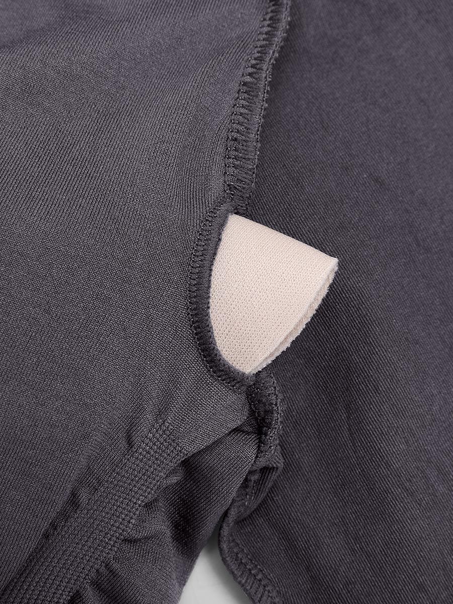 Semi-High Collar Bust Support Shaping Jumpsuit - FirmaSculpt