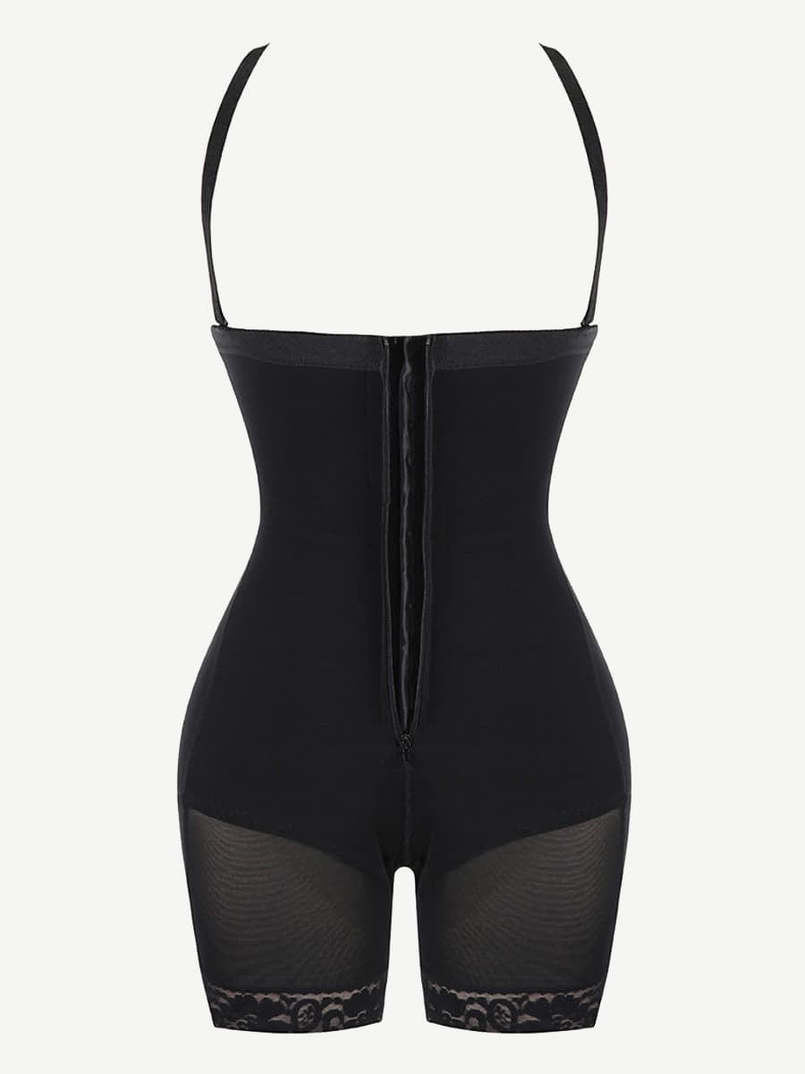 Detachable Straps Full Body Zipper Shapewear with Abdominal Control - FirmaHold