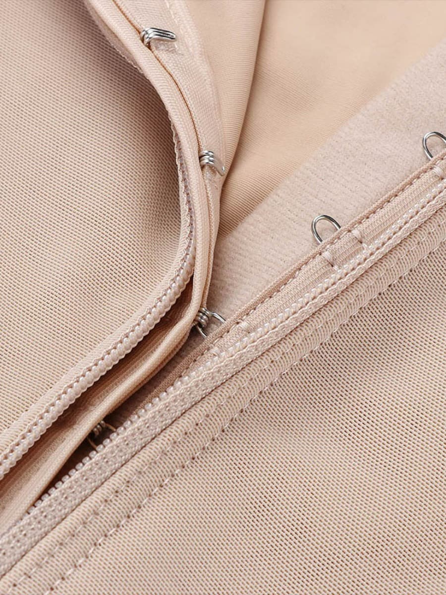 Detachable Straps Full Body Zipper Shapewear with Abdominal Control - FirmaHold