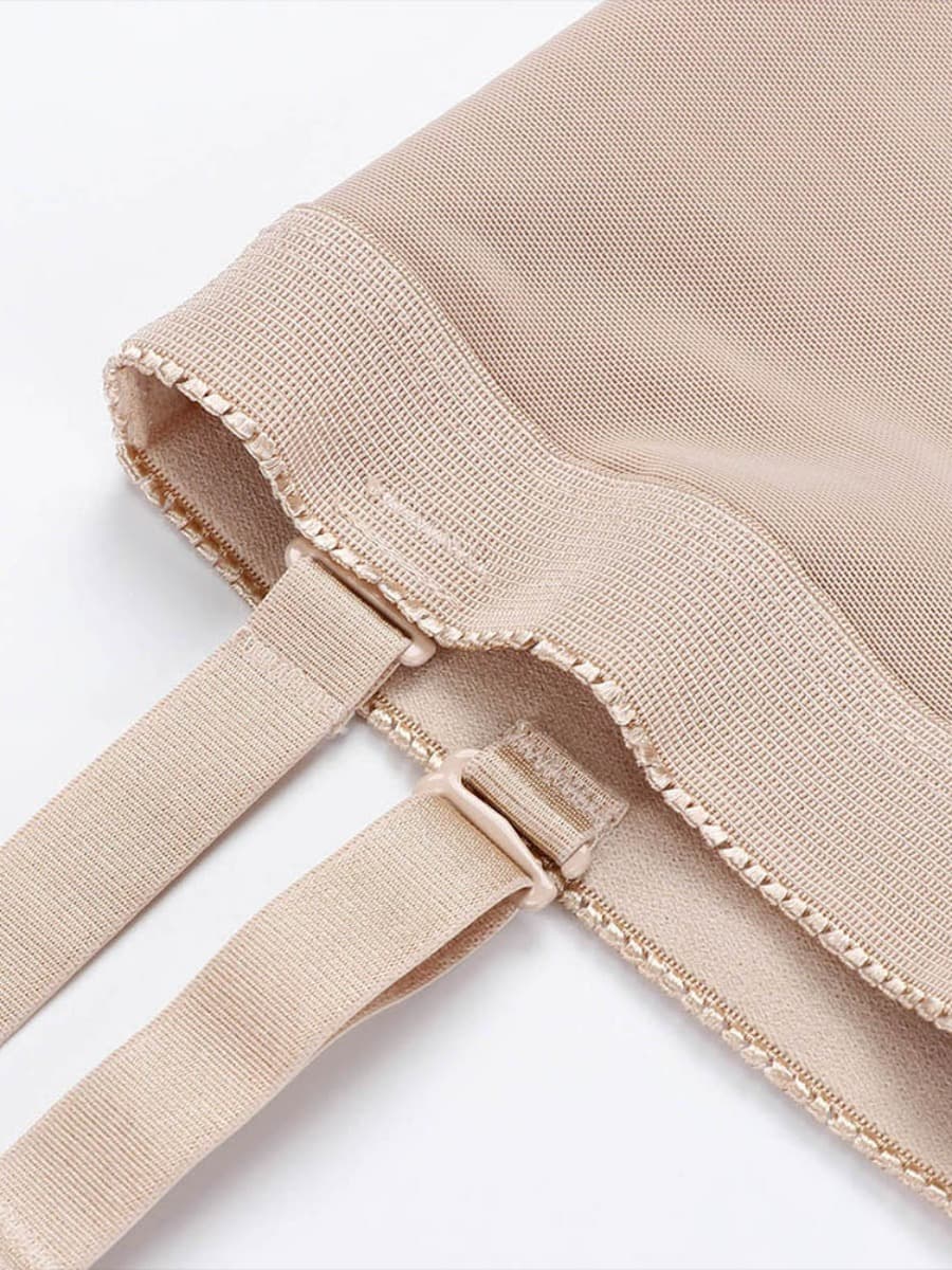 Detachable Straps Full Body Zipper Shapewear with Abdominal Control - FirmaHold
