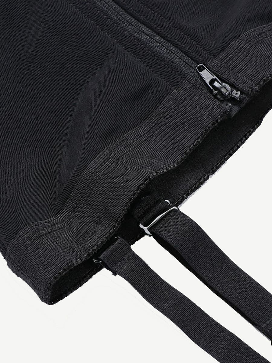 Detachable Straps Full Body Zipper Shapewear with Abdominal Control - FirmaHold