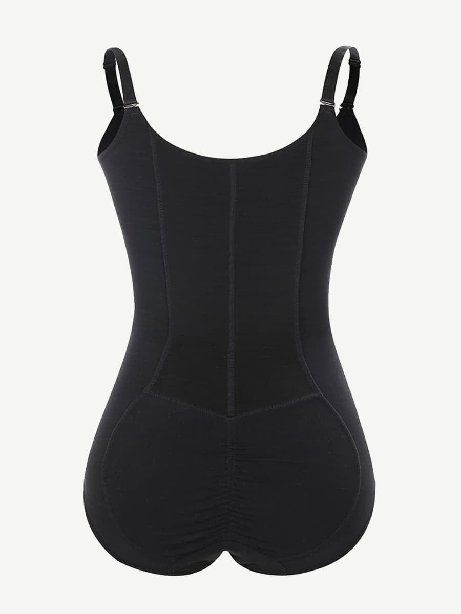 Large Size Postoperative Full Body Shaper with Front Zipper - FirmaActive