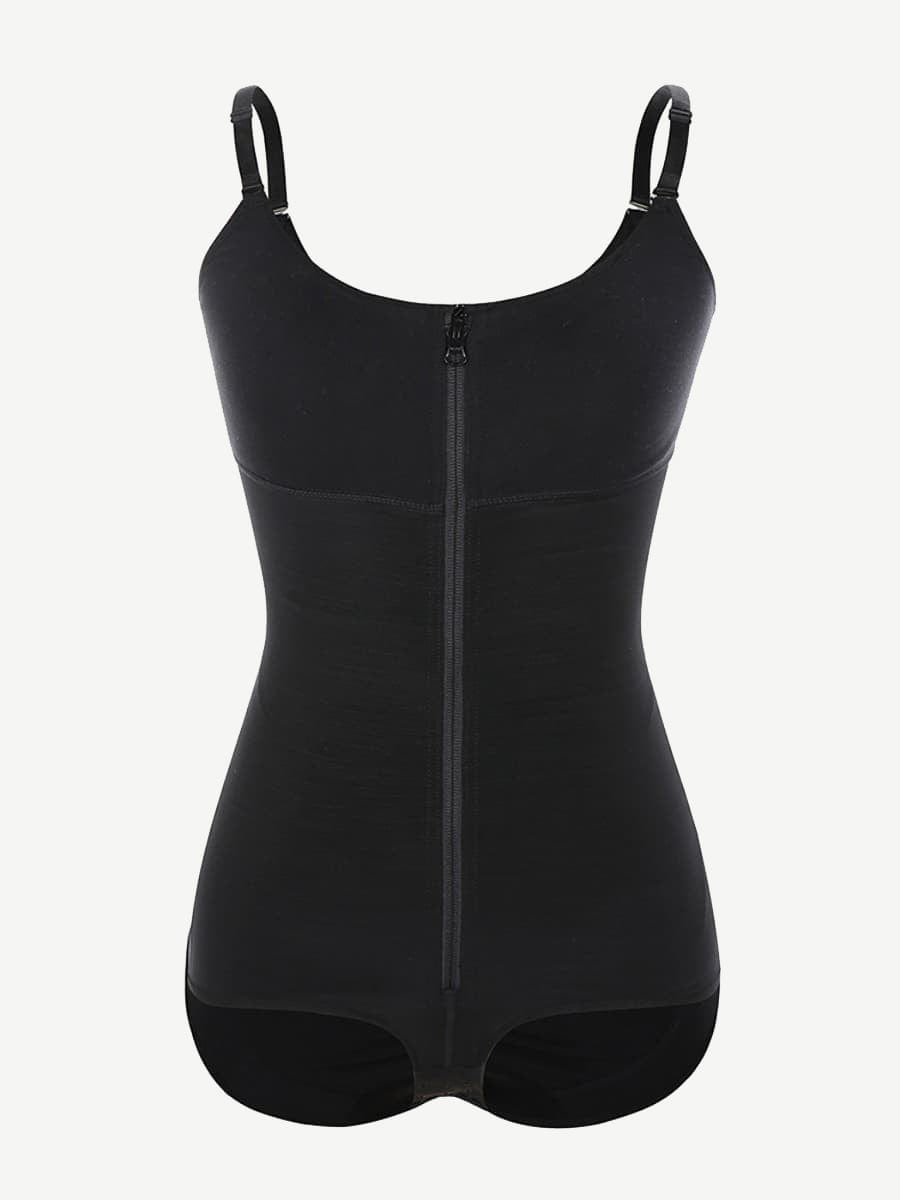 Large Size Postoperative Full Body Shaper with Front Zipper - FirmaActive