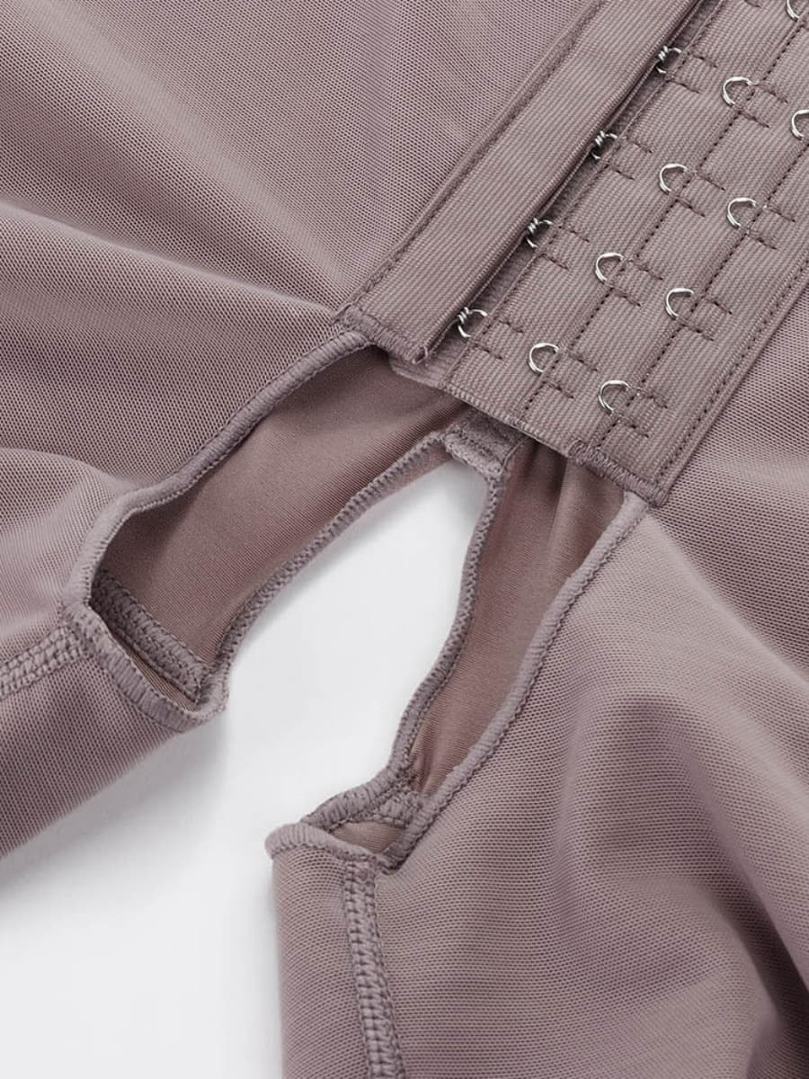 Ultimate Stretch Nude Hooks Crotchless Big Size Shapewear Bodysuit - FirmaHold