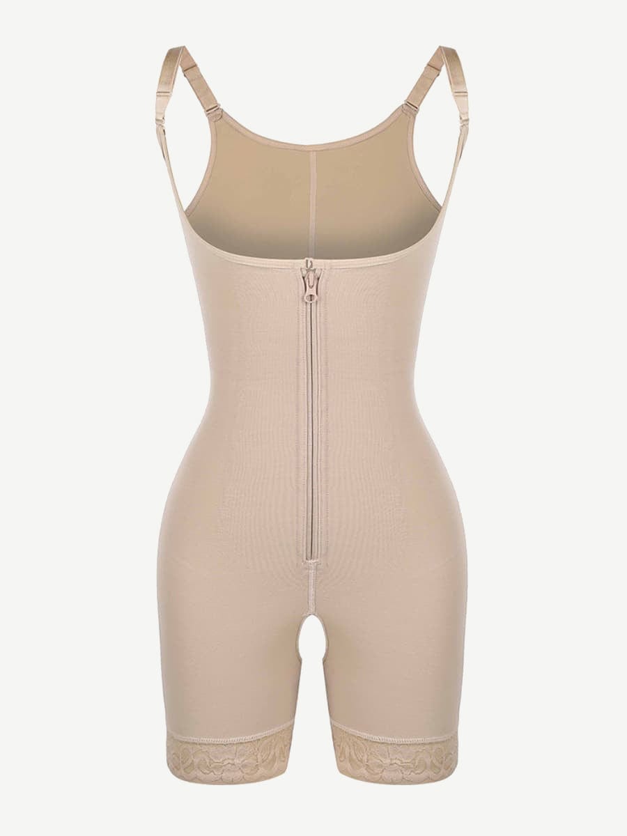 Adjustable Straps Underbust Postsurgical Body Shaper Full Body Faja - FirmaActive