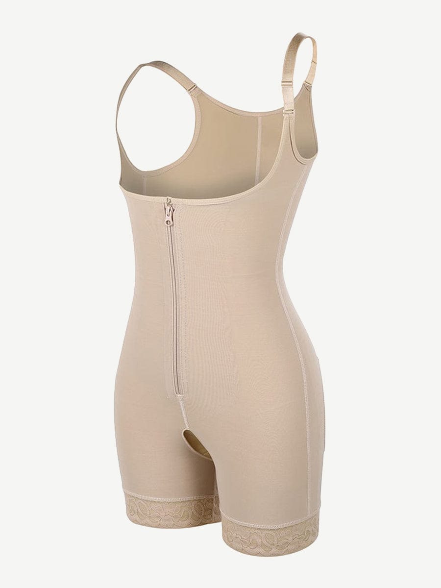 Adjustable Straps Underbust Postsurgical Body Shaper Full Body Faja - FirmaActive