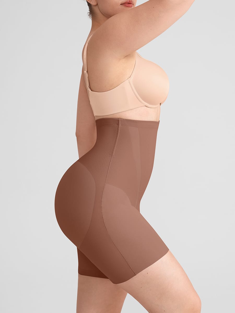 Traceless Tummy Control Thigh Slimmers with Butt Lifter - FirmaLift