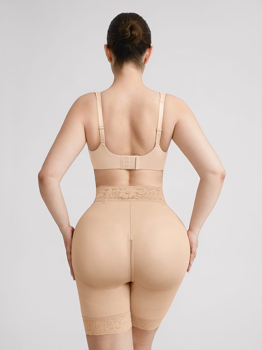 Mega Booty Invisible Boyshort Thigh Slimmers with Waist Support - FirmaLift