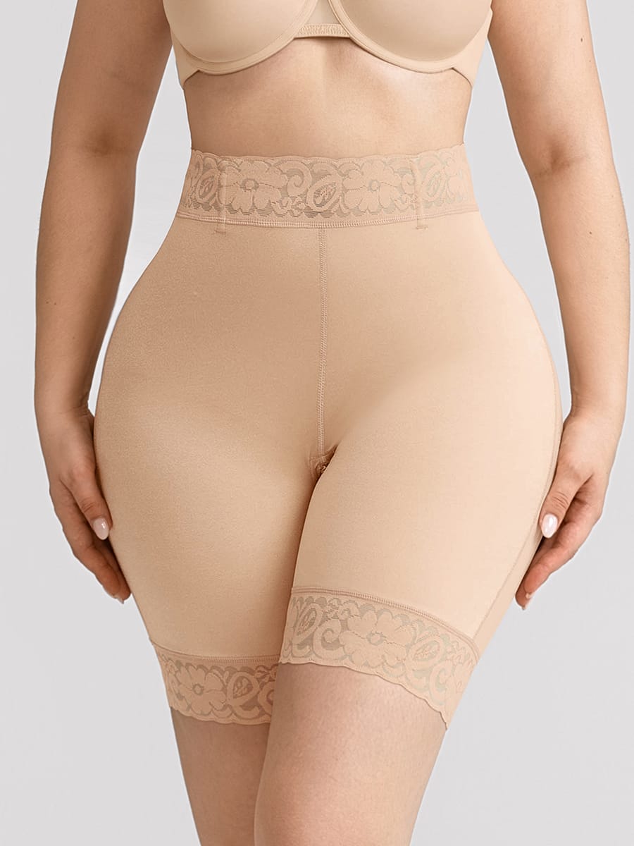 Mega Booty Invisible Boyshort Thigh Slimmers with Waist Support - FirmaLift