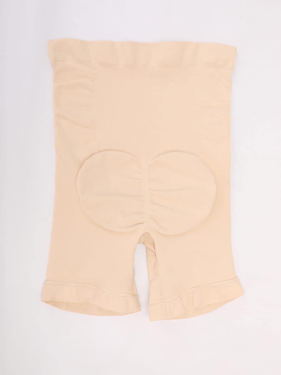 Seamless High Waist Bodyshort Shapewear with Tummy Control & Butt Lifting - FirmaSculpt