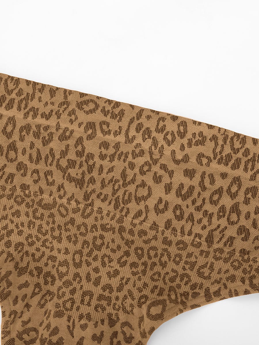 Leopard Print Seamless Tummy Control Panties - FirmaSculpt