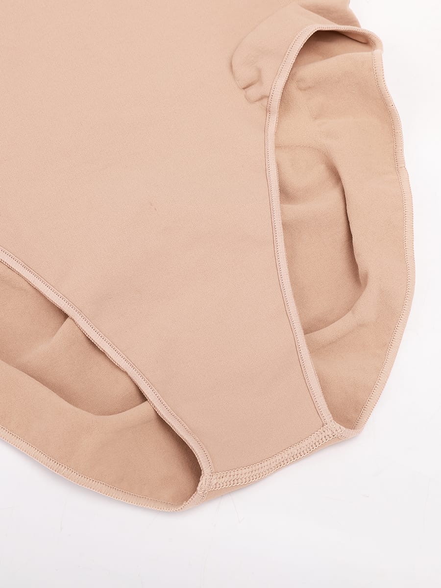 Seamless High Waist Tummy Control Briefs with Anti-Slip Silicone Waistband - FirmaHold