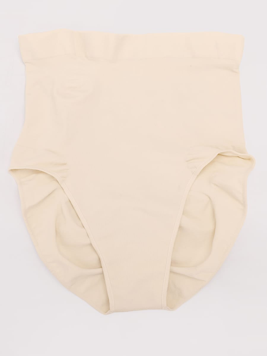 Seamless High Waist Tummy Control Briefs with Anti-Slip Silicone Waistband - FirmaHold