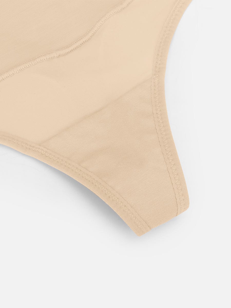 High Waist Tummy Control Thong Panties - FirmaActive