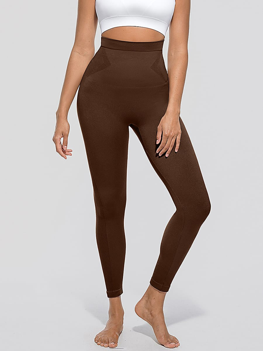 High-Waist Anti-Slip Shaping Leggings - FirmaControl