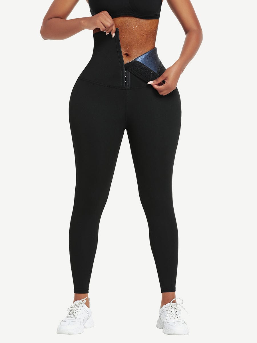 Neoprene Wide-Waistband Butt-Lifting Leggings - FirmaControl