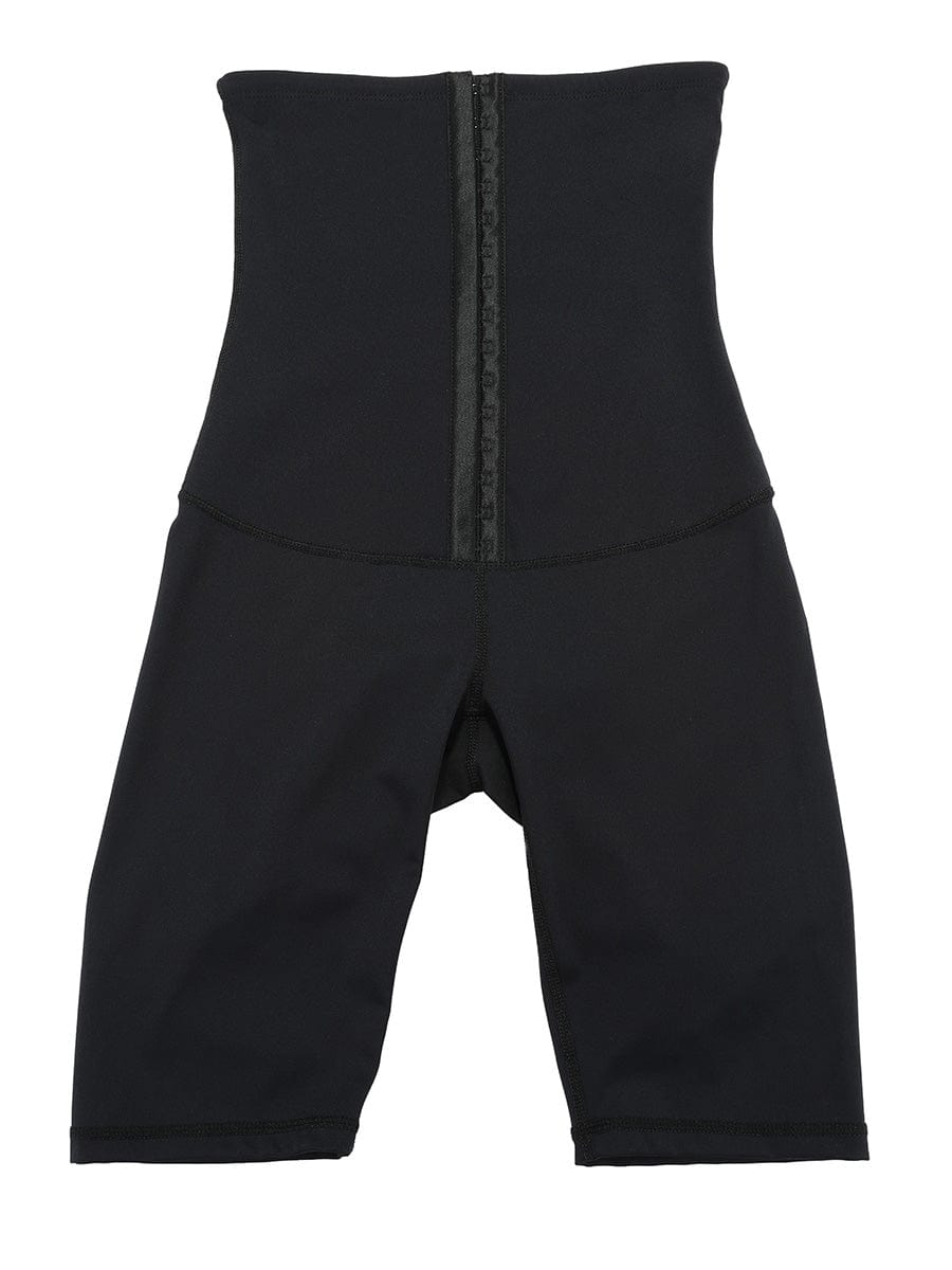 Dark Blue Waist Trainer Leggings with Anti-Slip Strip and Butt Lifting - FirmaActive