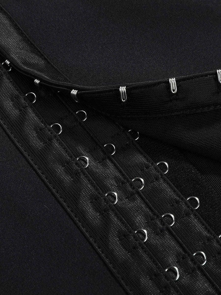 Dark Blue Waist Trainer Leggings with Anti-Slip Strip and Butt Lifting - FirmaActive