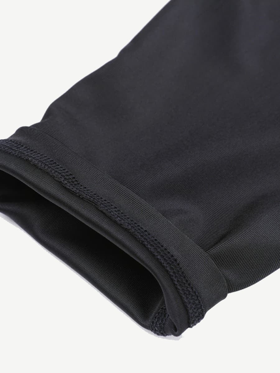High-Rise Neoprene Waist Trainer Leggings with 3-Row Hooks - FirmaControl