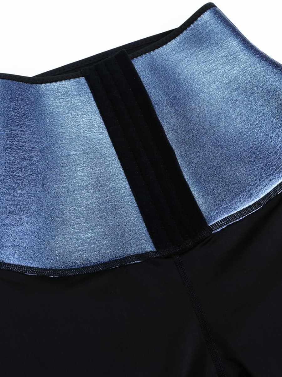 High-Rise Neoprene Waist Trainer Leggings with 3-Row Hooks - FirmaControl